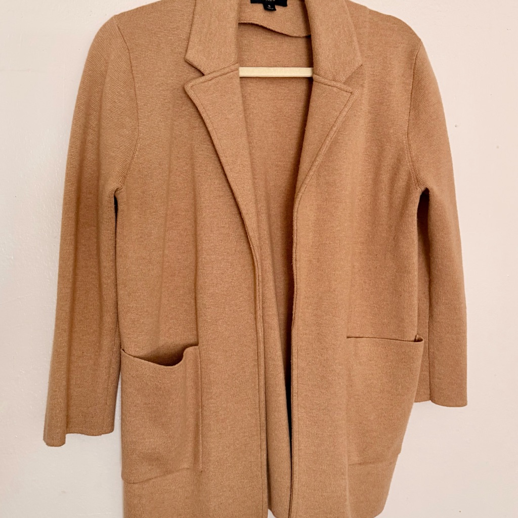 J. Crew Light Tan Knit Sweater - Small